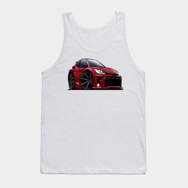 Toyota GR Yaris Tank Top by killustrator